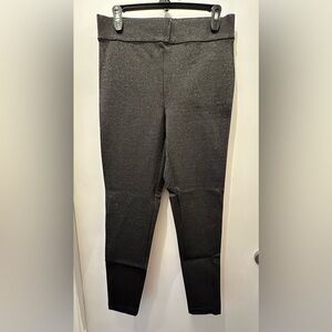 LOFT - Black Sparkle Stretch Pull-on Pants - Women’s M - NWT!